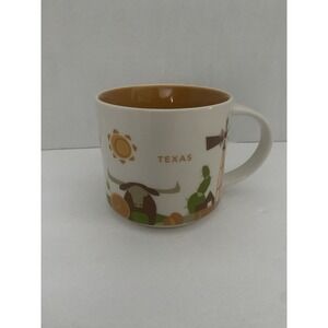 STARBUCKS TEXAS 14oz YOU ARE HERE Mug 2017 Collection Series Coffee Tea Mug